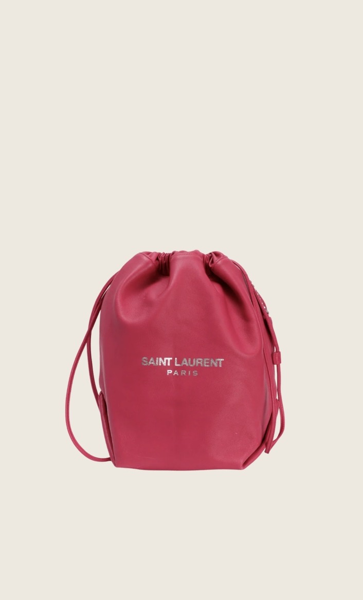 Bolsa Bolsa Saint Laurent Rosa Rosa em couro