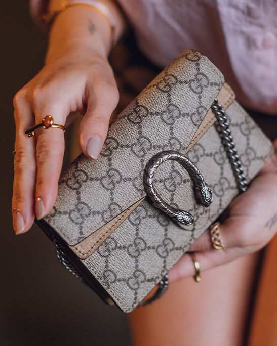 Bolsa Gucci Dionysus Super Mini GG Supreme